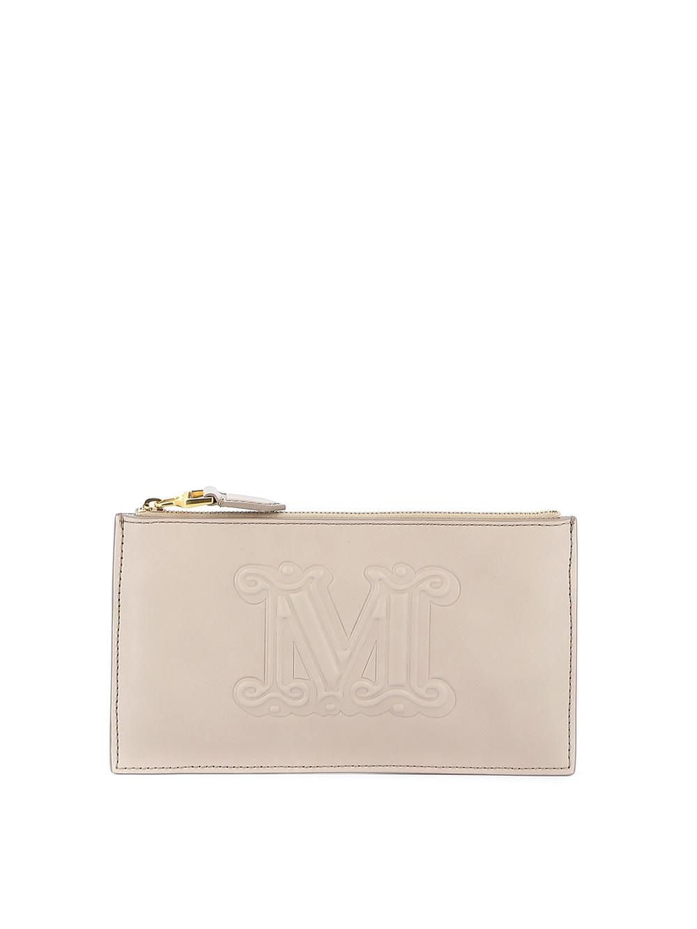 Max Mara - Pochette Piatta Pelle Crema Donna - BUS26 008