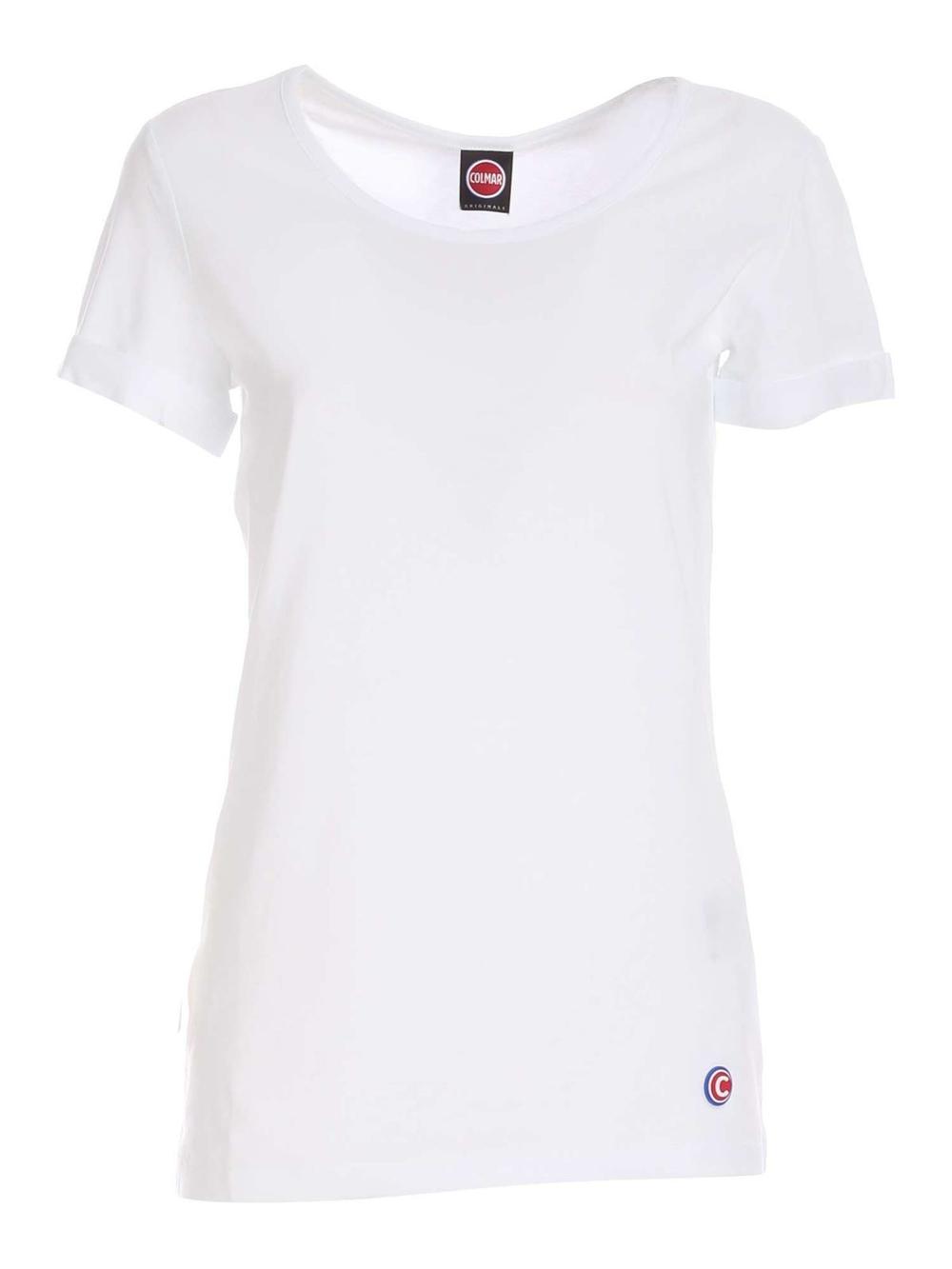 Colmar Originals - T-shirt in Cotone Bianco Donna - 8674 7TQ 01
