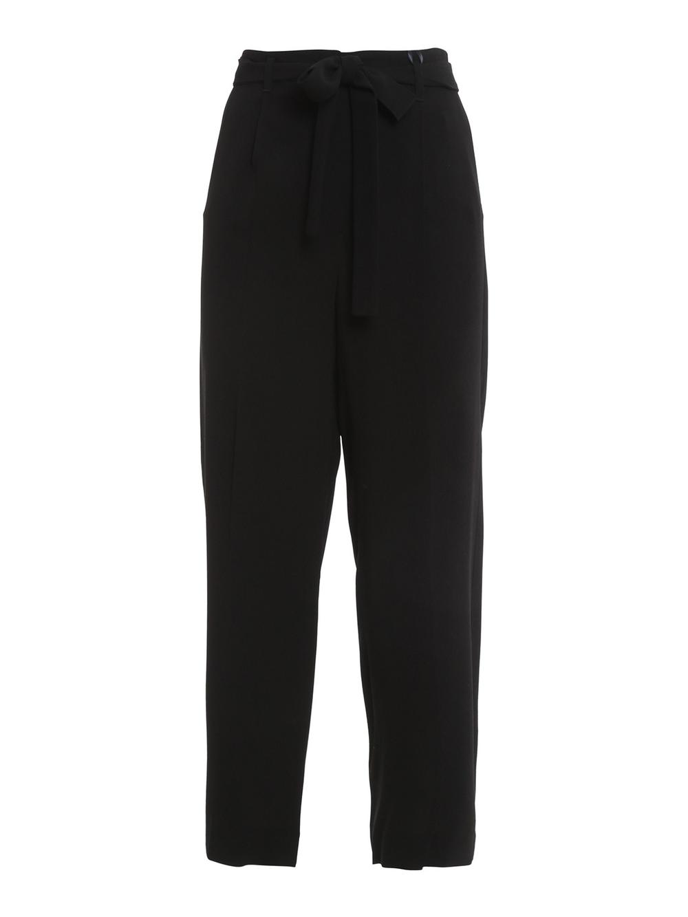 Max Mara 'S - Pantalone Cropped Nero Donna - GLOBO 004