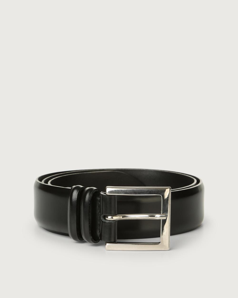 Orciani - Cintura Classica Pelle Nera Uomo - U03202 CALF