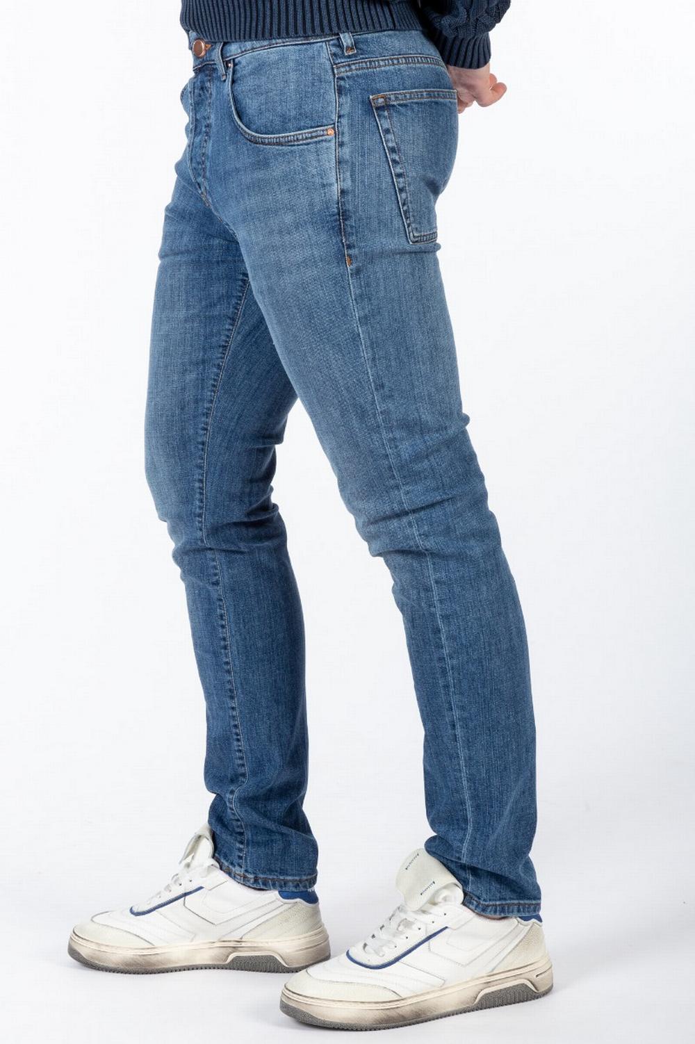 Don The Fuller - Jeans Slim Fit Blu Medio Uomo  - MILANO SS1204