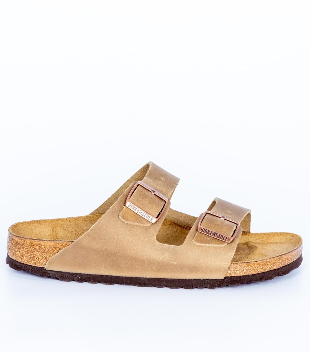 Birkenstock - Ciabatta Arizona Pelle Beige Uomo  - 352203