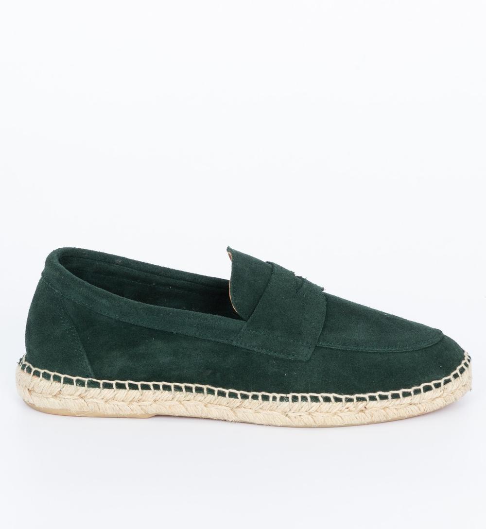 Abarca - Mocassino-Espadrillas Verde Smeraldo Uomo - MOCASIN 779
