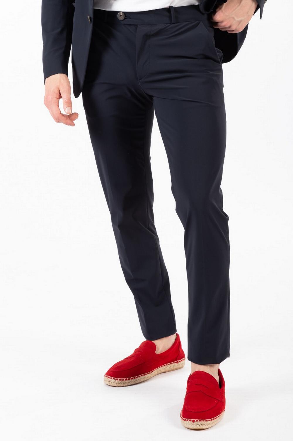 RRD - Pantalone Chino Strech Blu Uomo - 22120 60