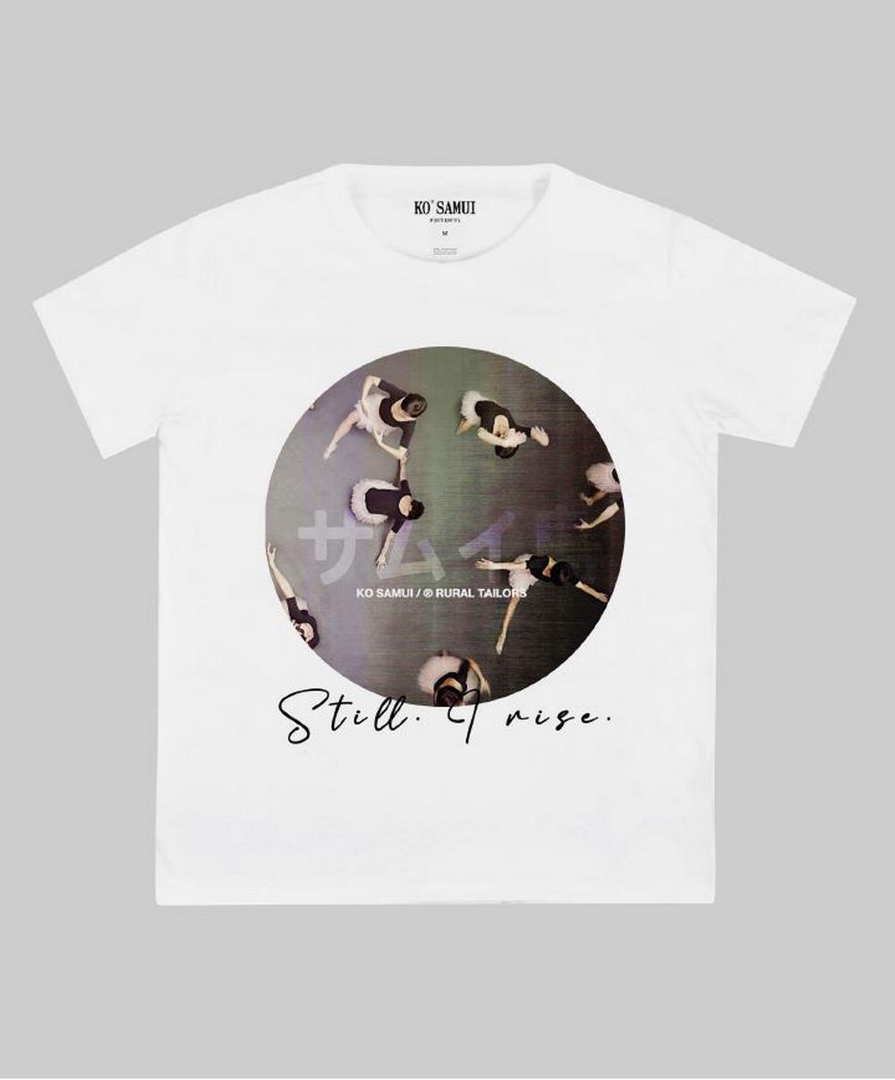 Ko Samui - T-Shirt stampa balletto bianco donna - FTAF170 BALLET