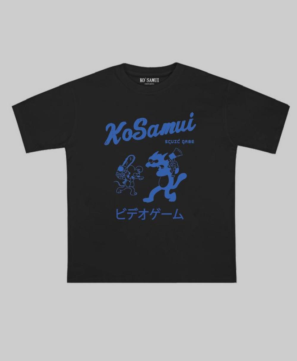 Ko Samui - T-shirt squid game nero - MTTG152 SQUID