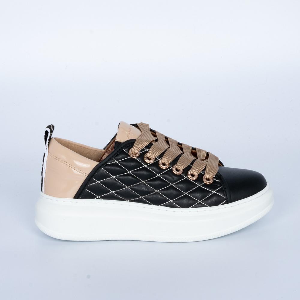 Alexander Smith - Sneaker Wmbley Matelasse Nero/Nude - E1D 14BNU