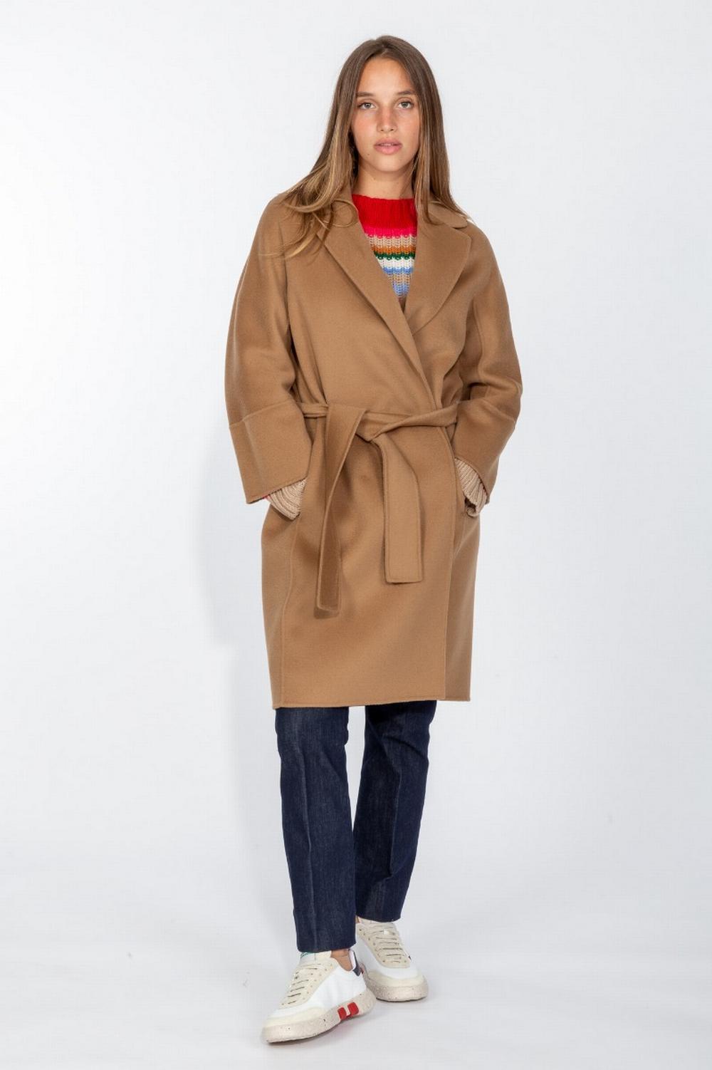 Max Mara 'S - Cappotto Medio in Lana Cammello - ARONA 045