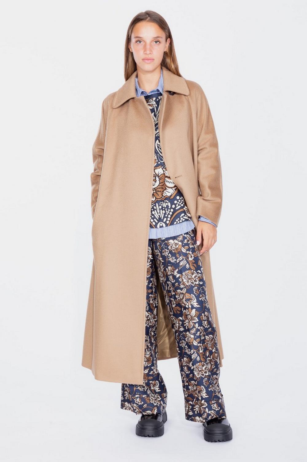 Max Mara Studio - Cappotto Lungo Lana Cammello - ABELIA 006