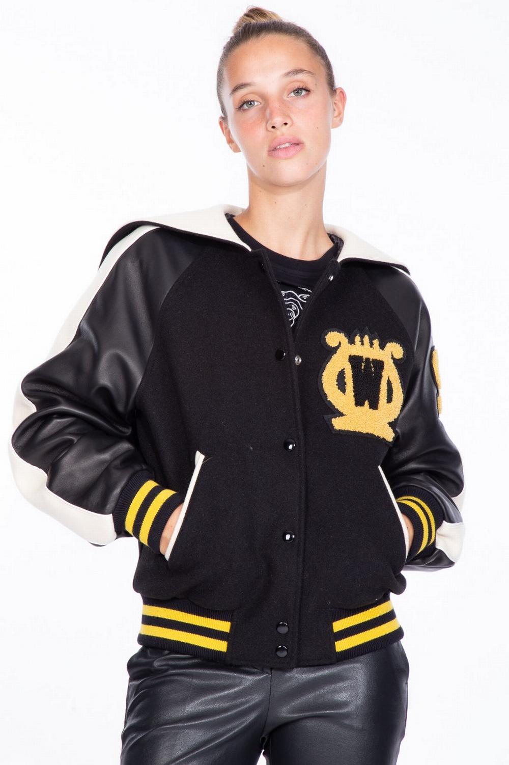 Mpd Box - Giubbino Bomber College Nero - MPD10 W22