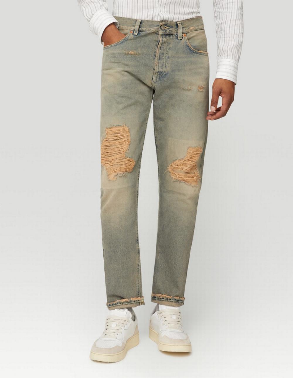 Dondup - Jeans ICON destroyed Denim Vintage - UP563DF0244DH5