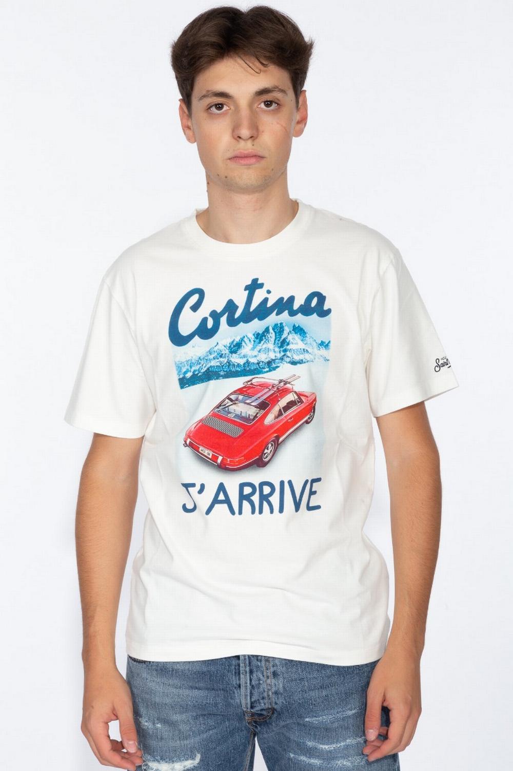 MC2 Saint Barth - T-Shirt Cortina Bianco Uomo - ARNOTT 00453C