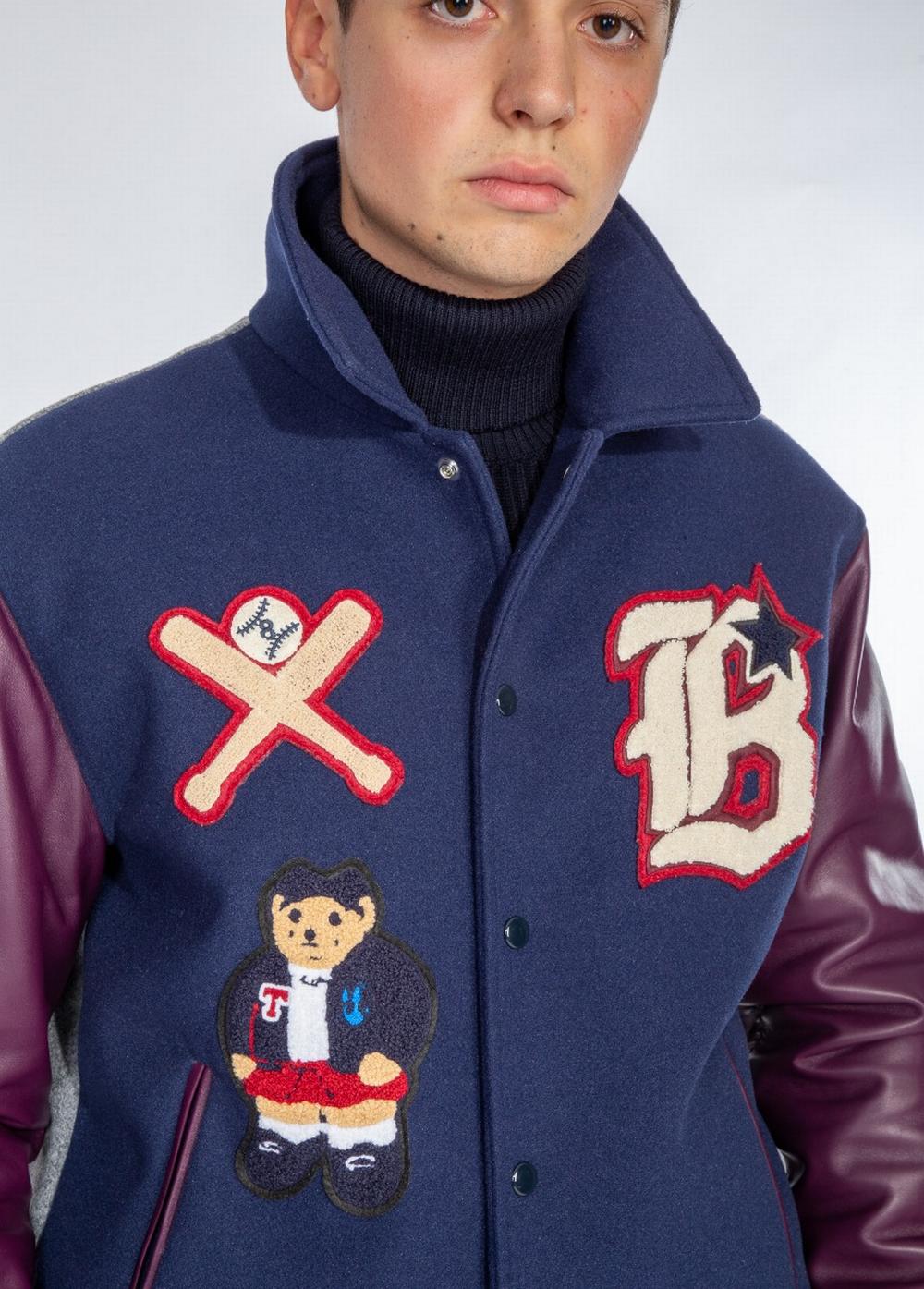 Mpd Box - Giubbino College Blu/Bordeaux  - MPD19 M22