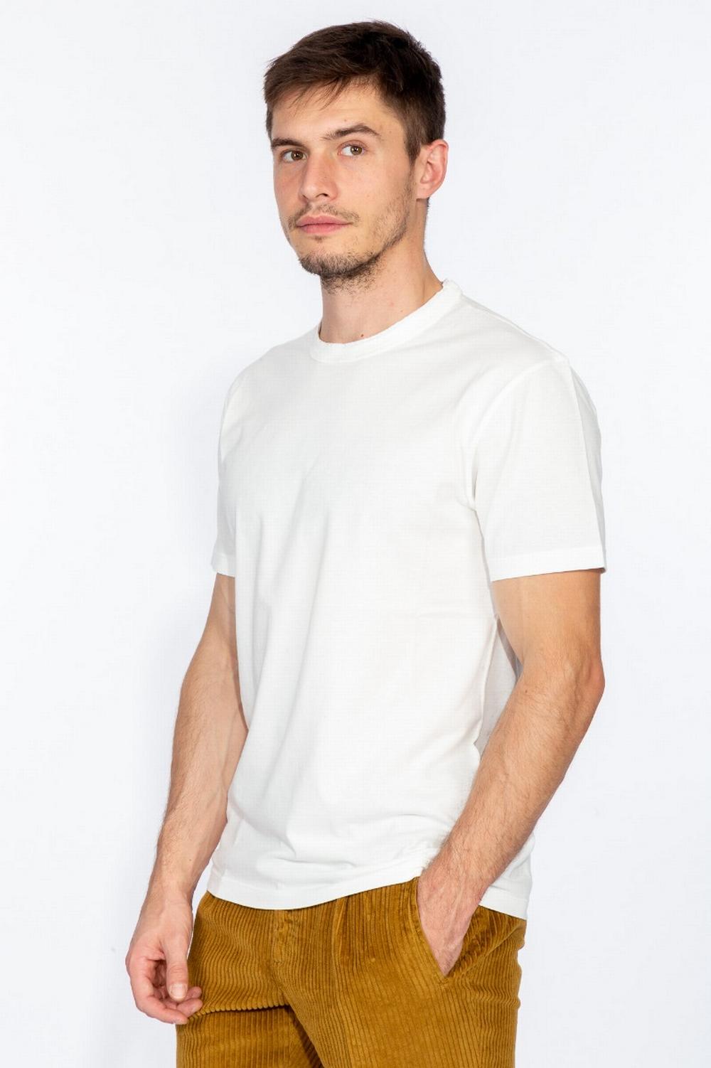 Grifoni - T-Shirt Doppio Colletto Bianco Uomo - 180001B/54 001