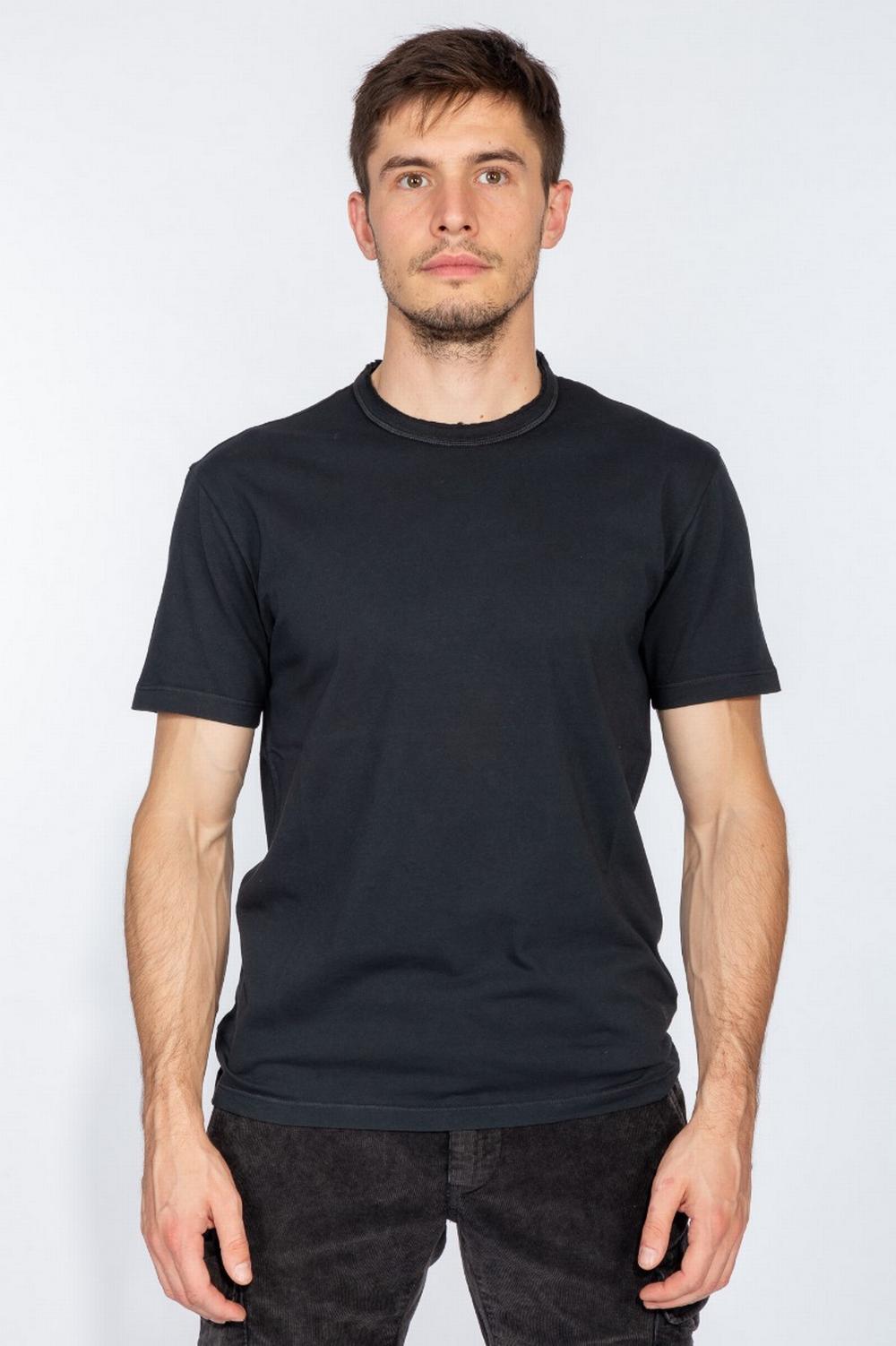 Grifoni - T-Shirt Doppio Colletto Blu Uomo - 180001B/54 582