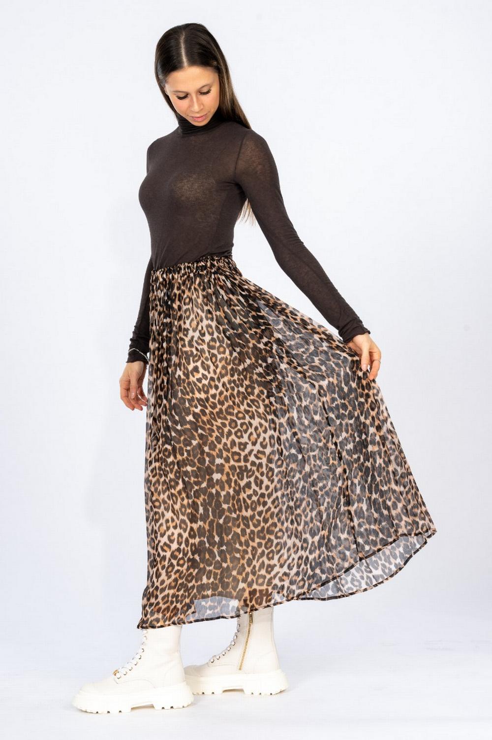 Jucca - Gonna Lunga Animalier - J3615019 397