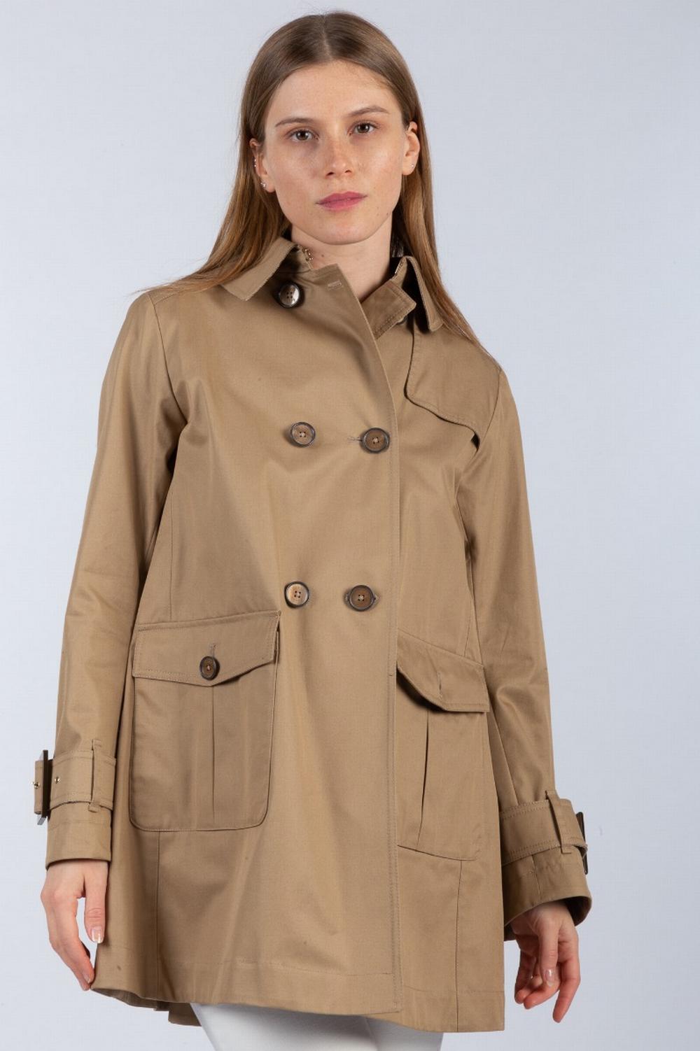 Herno - Trench Corto Cammello Donna  - GC0264D 13218