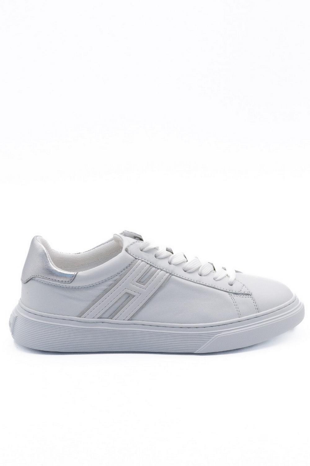 Hogan - Sneaker H365 Bianco/Silver Donna - HXW3650J310RNQ0351