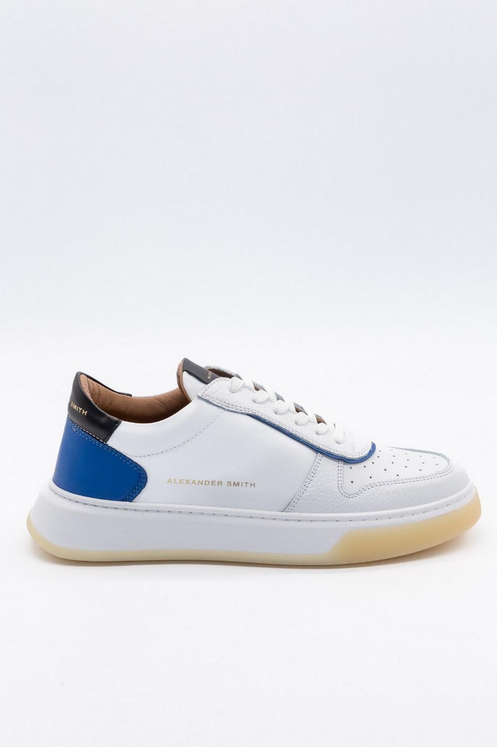 Alexander Smith - Sneaker HARROW Bianco/Avio - T2U 89WAV