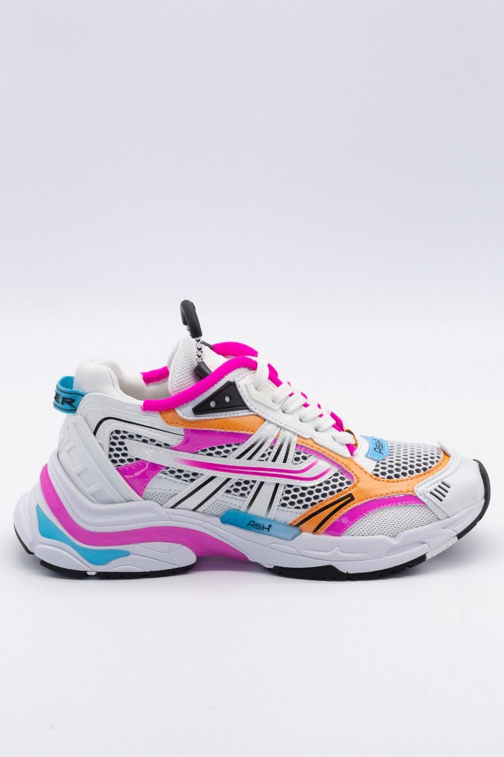 Ash - RACE Sneaker Bianco/Arancione/Fucsia - RACE 04
