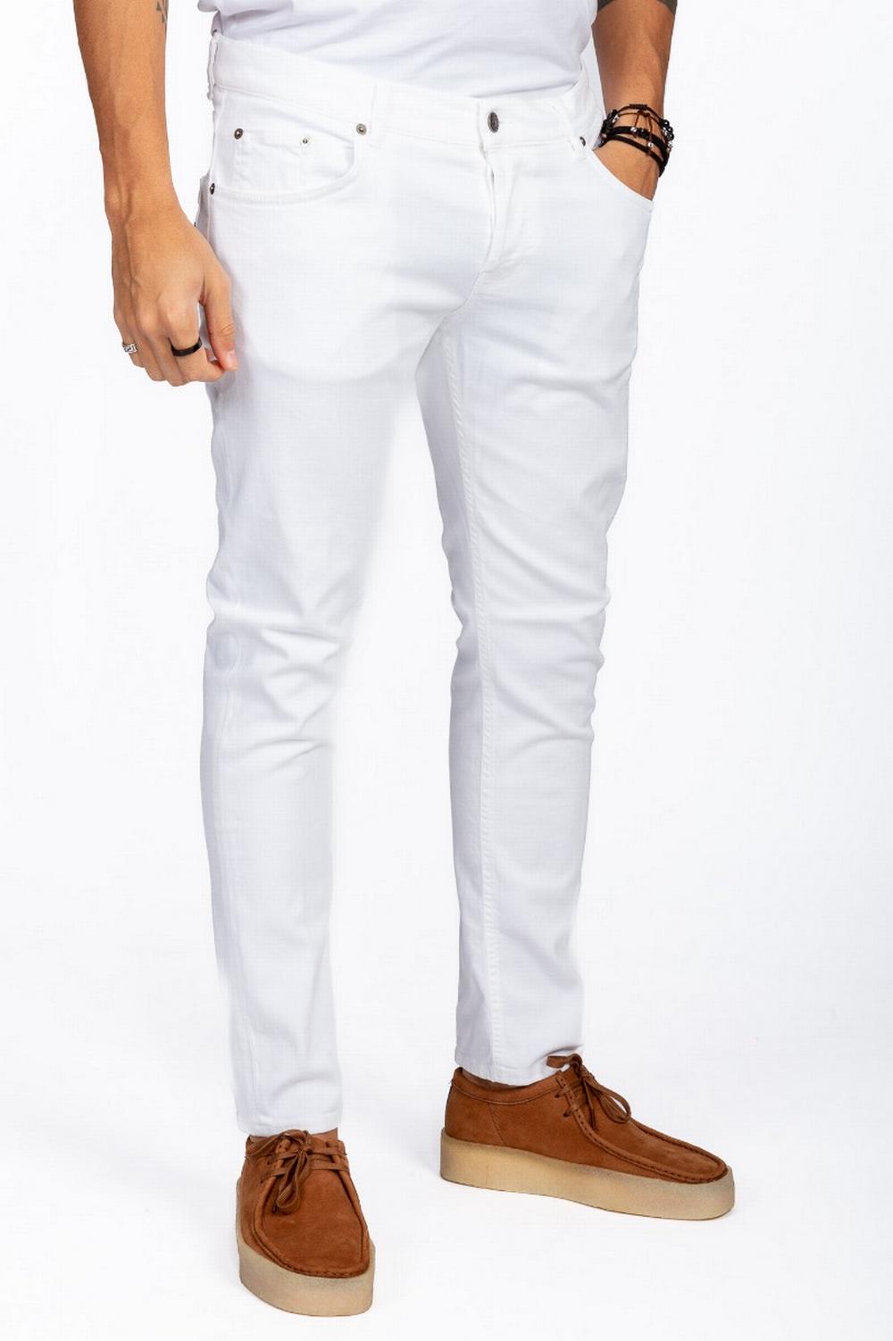Dondup - Jeans MIUS Slim Fit Bianco Uomo - UP168BS0030 000