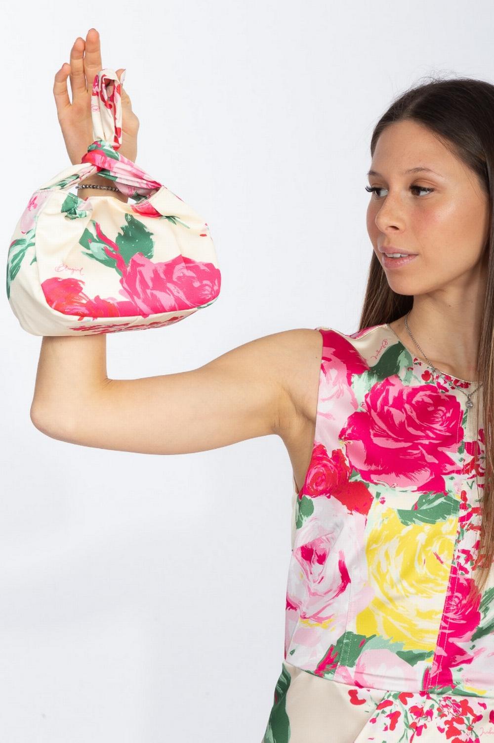 Blugirl - Borsa Piccola Raso Fantasia Fiori - 3021T7658