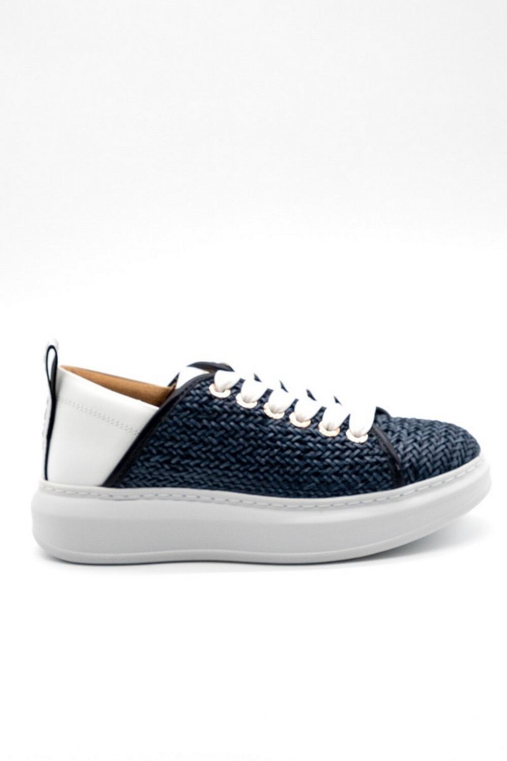 Alexander Smith - Sneaker Wembley Intrecciata Blu - E2D 16LWT