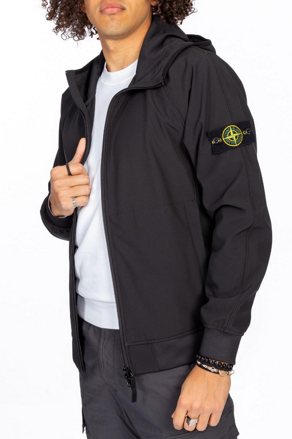 Stone Island - Giubbino Soft Shell Light Nero  - 781540927 V0029