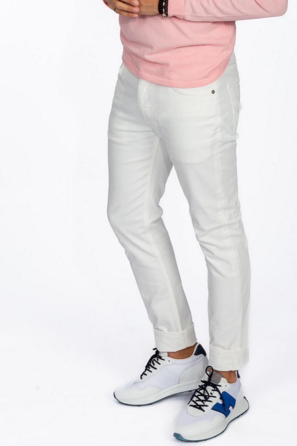 Grifoni - Jeans JUDE Slim Fit Bianco - GJ142002/92