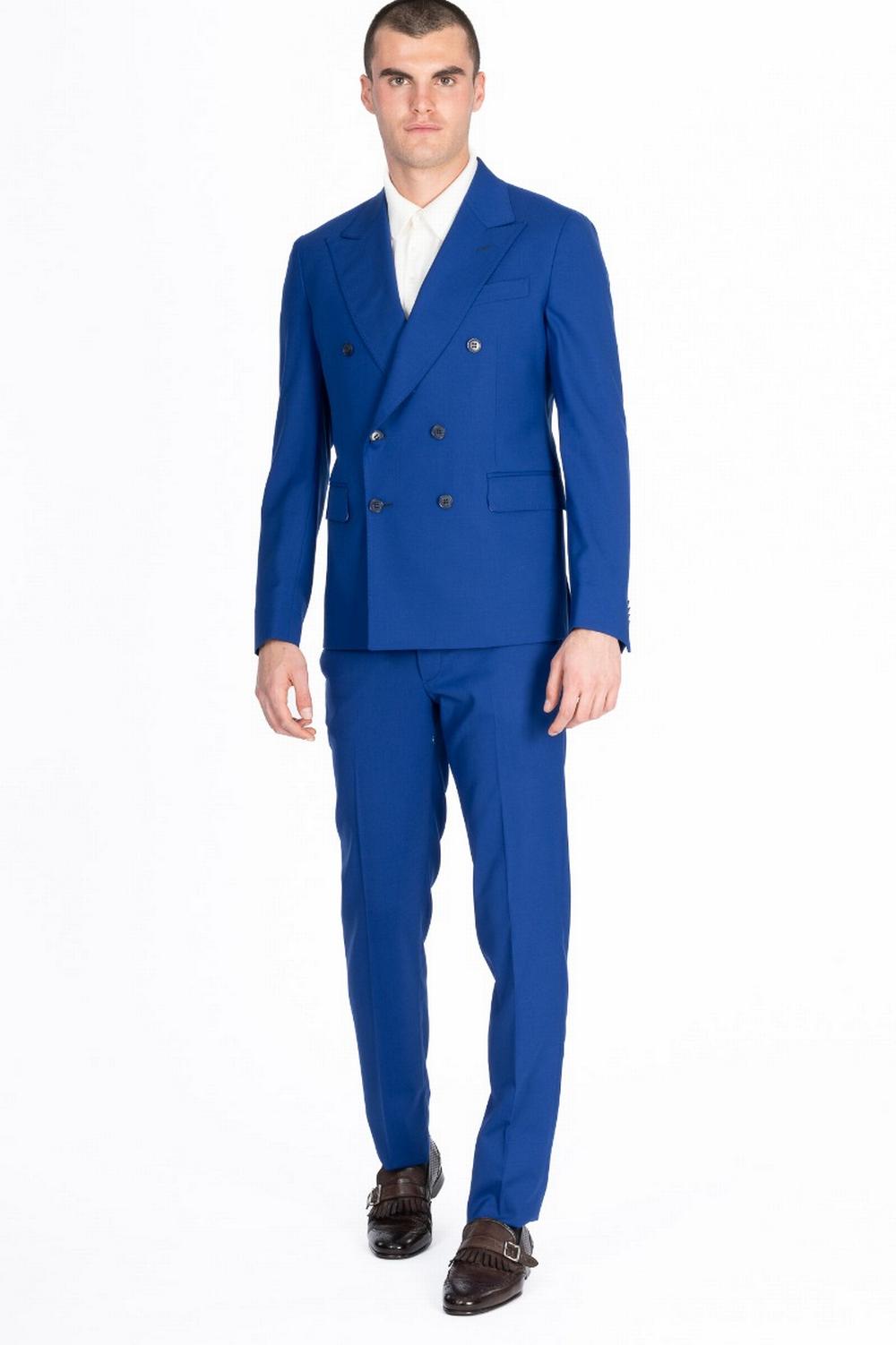 Brian Dales - Abito Doppiopetto Bluette - JK4911 GA74 003