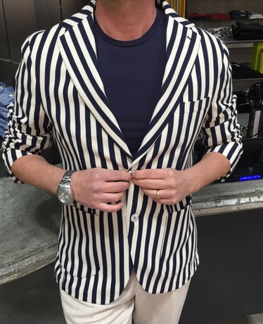 Blazer Oxford uomo