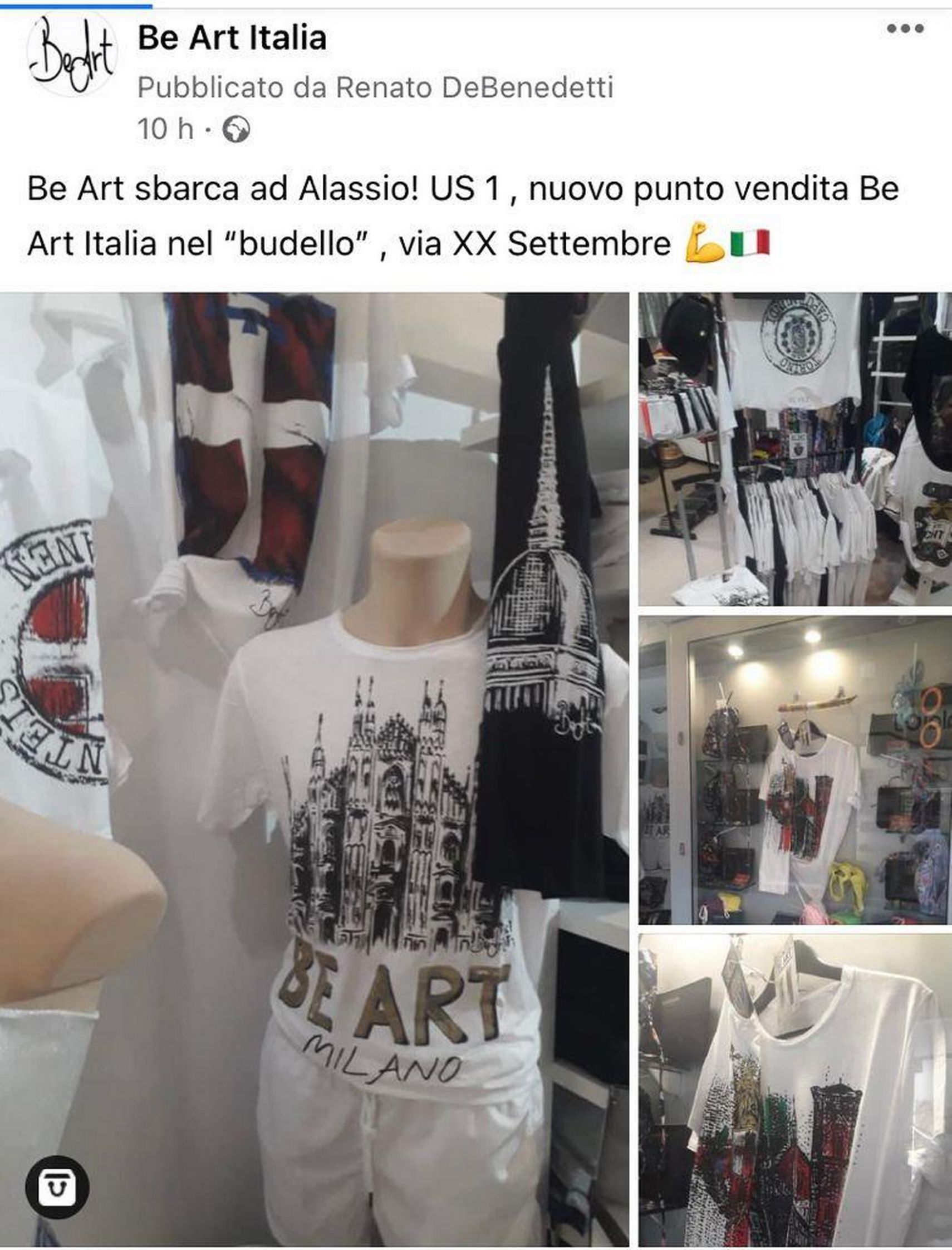 Le t Shirt BE  ART alla Us1 