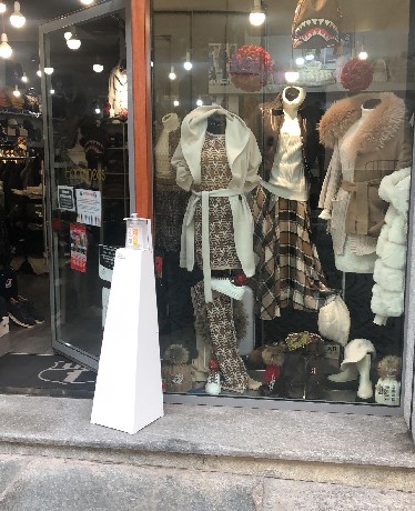 Cappotto più cappuccio White Wise 