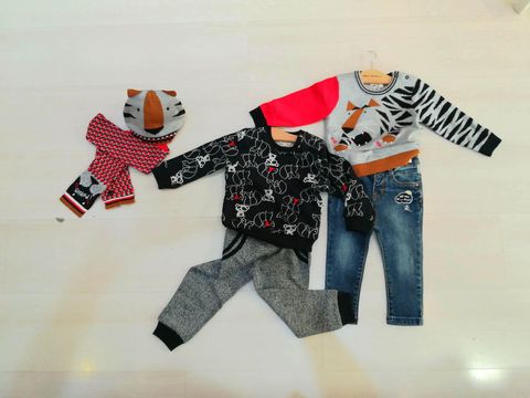 Outfit bambino animalier