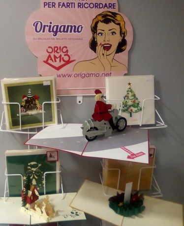 Biglietto in filigrana albero di Natale