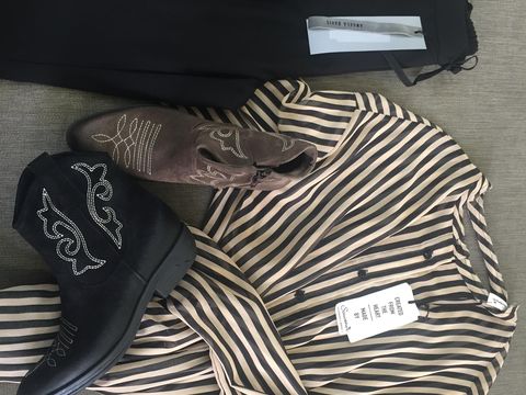 Pantaloni Angela Davis e camicia Souvenir 