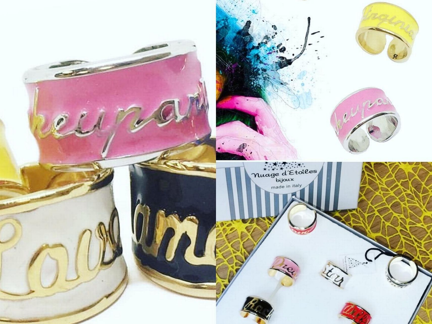 Bijoux nuages d'etoiles 