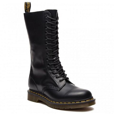 Dr Martens 14 fori pelle nera